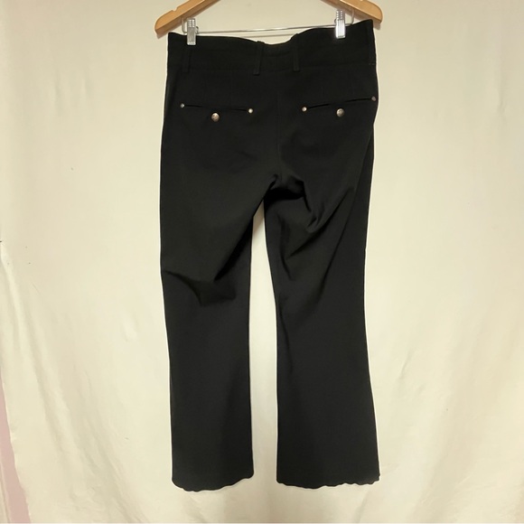 Cambio Felicity Black Stretch Flared Dress Trouser Pants - Picture 6 of 11